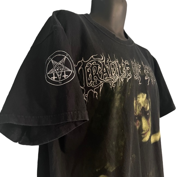 Cradle of Filth RARE VINTAGE USA VIP Tour Concert 2007 T-Shirt Black Size Large - Picture 7 of 8